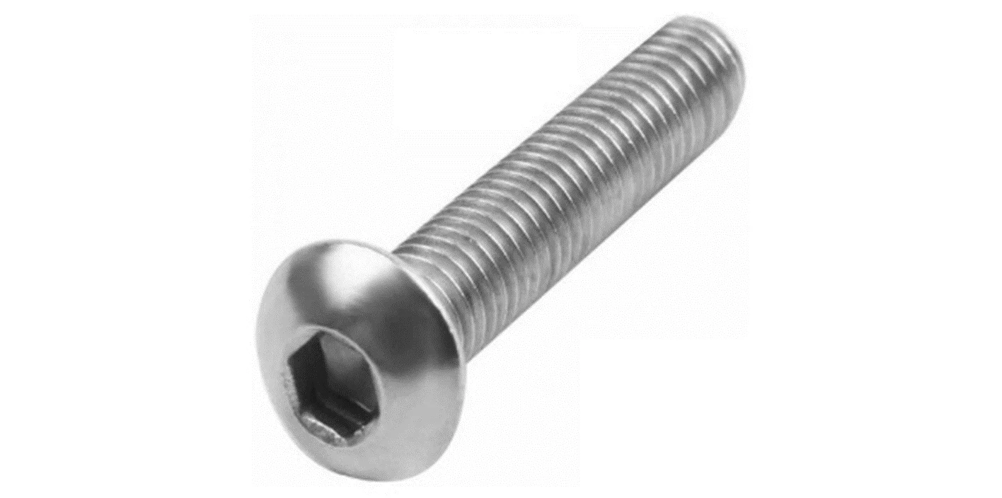 Винт ISO 7380 M3х8 Оцинкованная сталь. Класс прочности 12.9