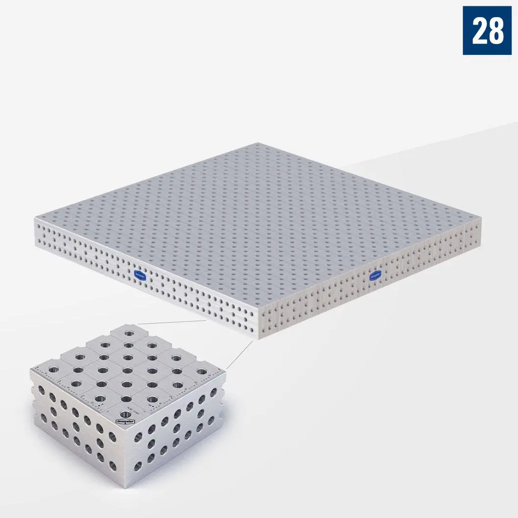 PROFIPlusLINE PL 3D Сварочный стол 28 2000х2000 Стандартное исполнение без опор PL28-01006-000