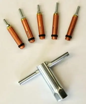 Набор зажимов-фиксаторов (цанг) C8