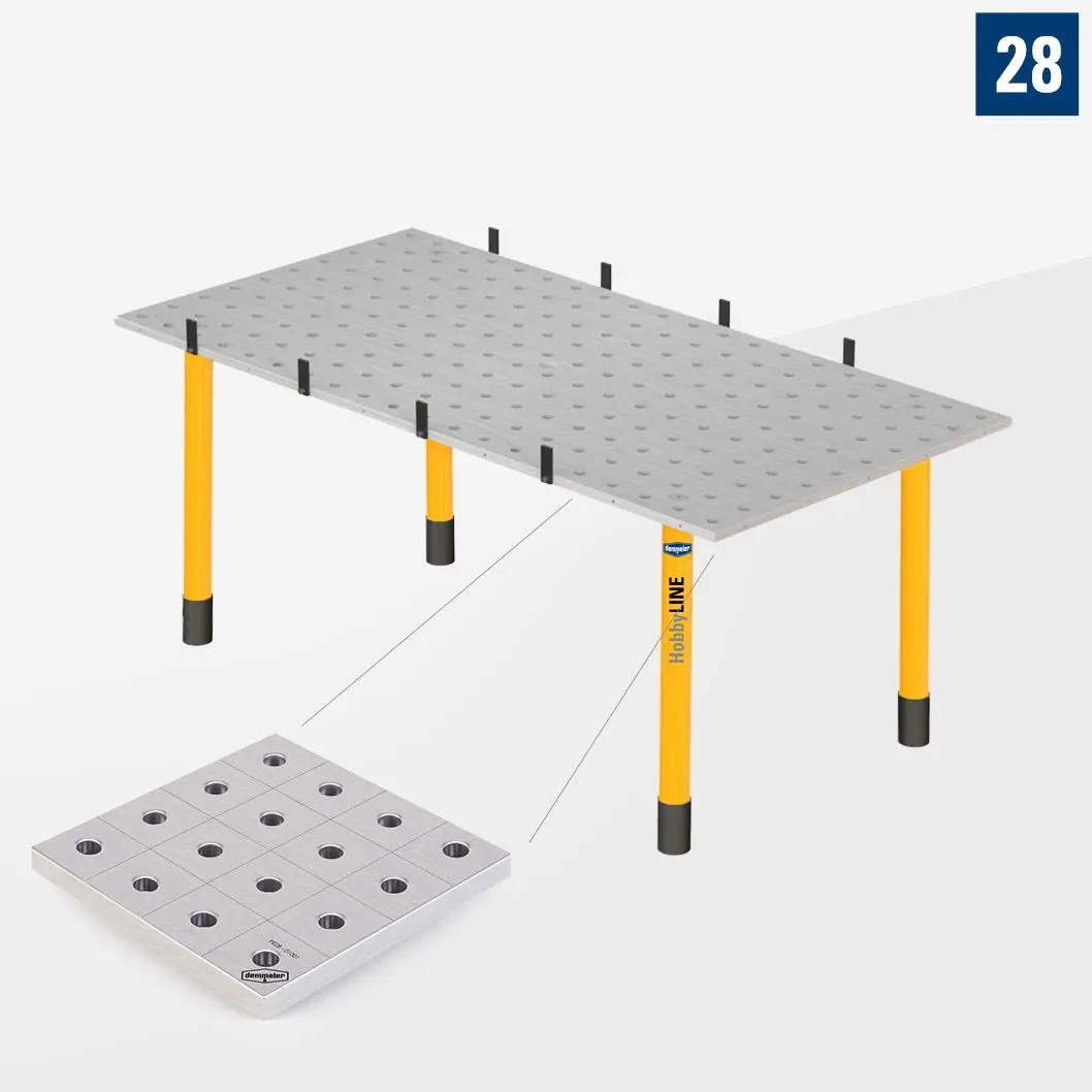 HobbyLINE H Плита 28 2000х1000 Со стандартными опорами H28-01002-001
