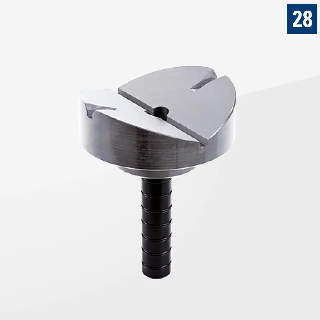 V-блок с оправкой для труб диаметром до 400 мм Нержавеющая Сталь Арт. D28-09006-002