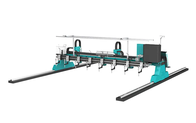 Портальный плазменно-газовый ленточнопильный станок с ЧПУ