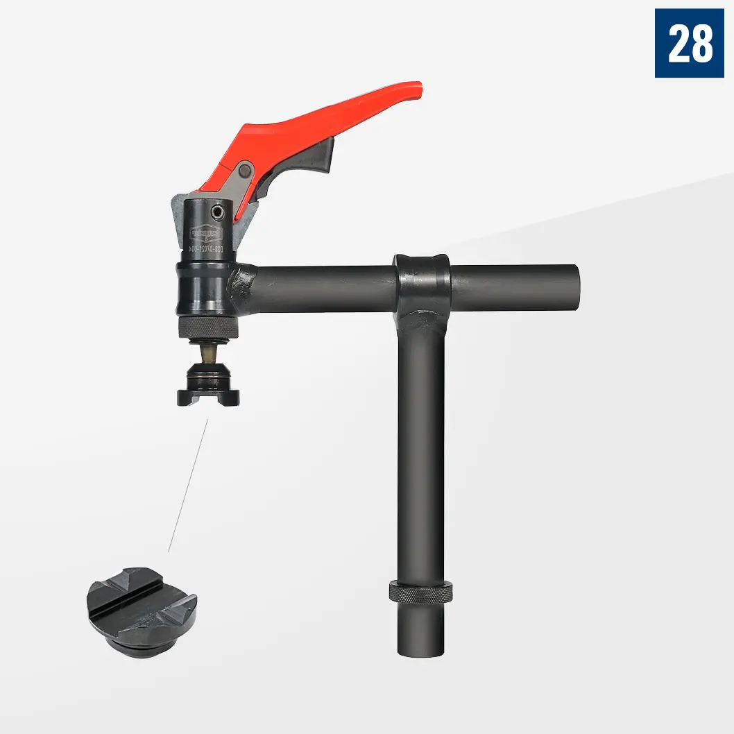 Струбцина 180° с быстрозажимным цилиндром H220 D28-07005-001