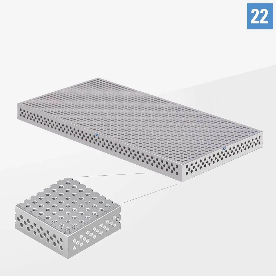 PROFIPremiumLINE PP 3D Сварочный стол 22 2000х1000 Стандартное исполнение без опор PP22-01002-000