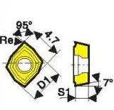 Твердосплавная сменная пластина для сверления GPMT-140408-U3