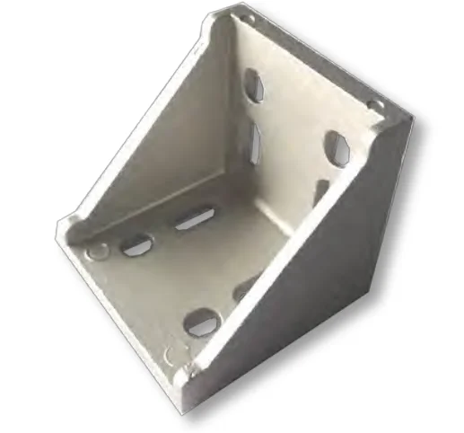 Прямоугольный соединитель усиленный 60х60-6 для алюминиевых профилей, ALF-RC6060-6