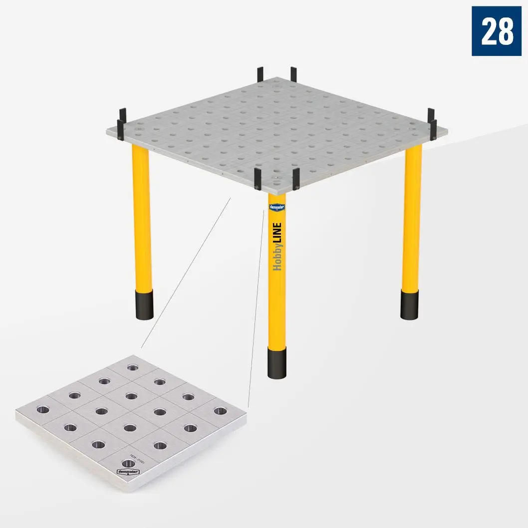 HobbyLINE  H Плита 28 1000х1000 Со стандартными опорами H28-01001-001