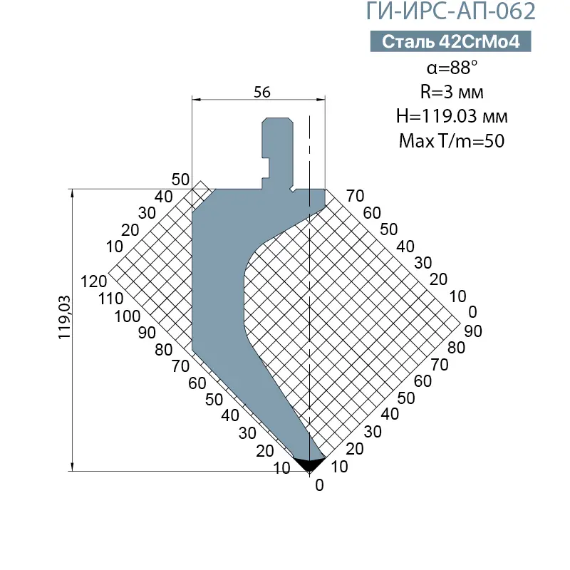 Пуансон Promecam-Amada ГИ-ИРС-AП-062