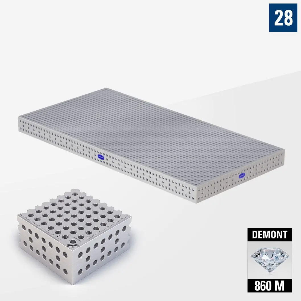 PROFI Premium LINE PP 3D Сварочный стол 3000х1500 Азотированный DEMONT 860 M Без опор PP28-01004-700