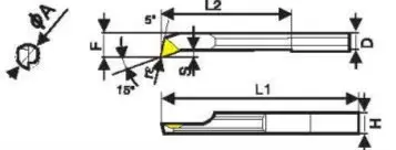 Твердосплавная сменная пластина PSBR/L-0707-80NBS