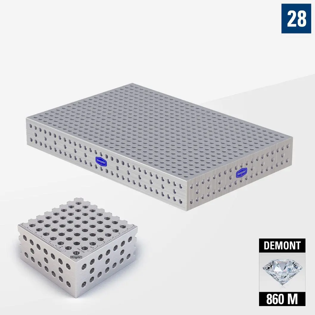 PROFI Premium LINE PP 3D Сварочный стол 1500х1000 Азотированный DEMONT 860 M Без опор PP28-01011-700