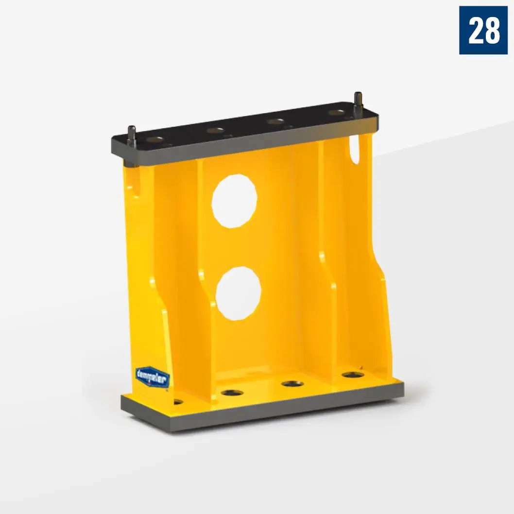 Опорная нога для промежуточных блоков 400х400