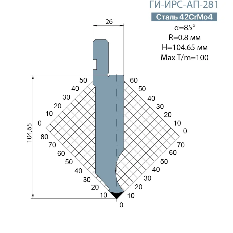 Пуансон Promecam-Amada ГИ-ИРС-AП-281