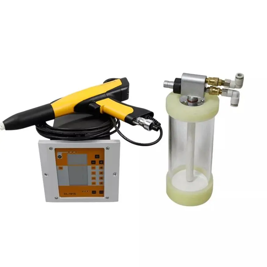 Портативный пистолет для напыления порошковой краски с малым бункером CC-720-PSB