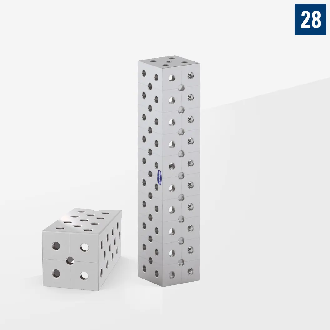 Промежуточный U-образный блок Алюминий-титан L1000 200х200 Арт. D28-04002-271