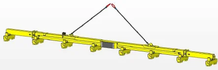 BF 8/400 X Фиксированная магнитная траверса г/п 40000 кг
