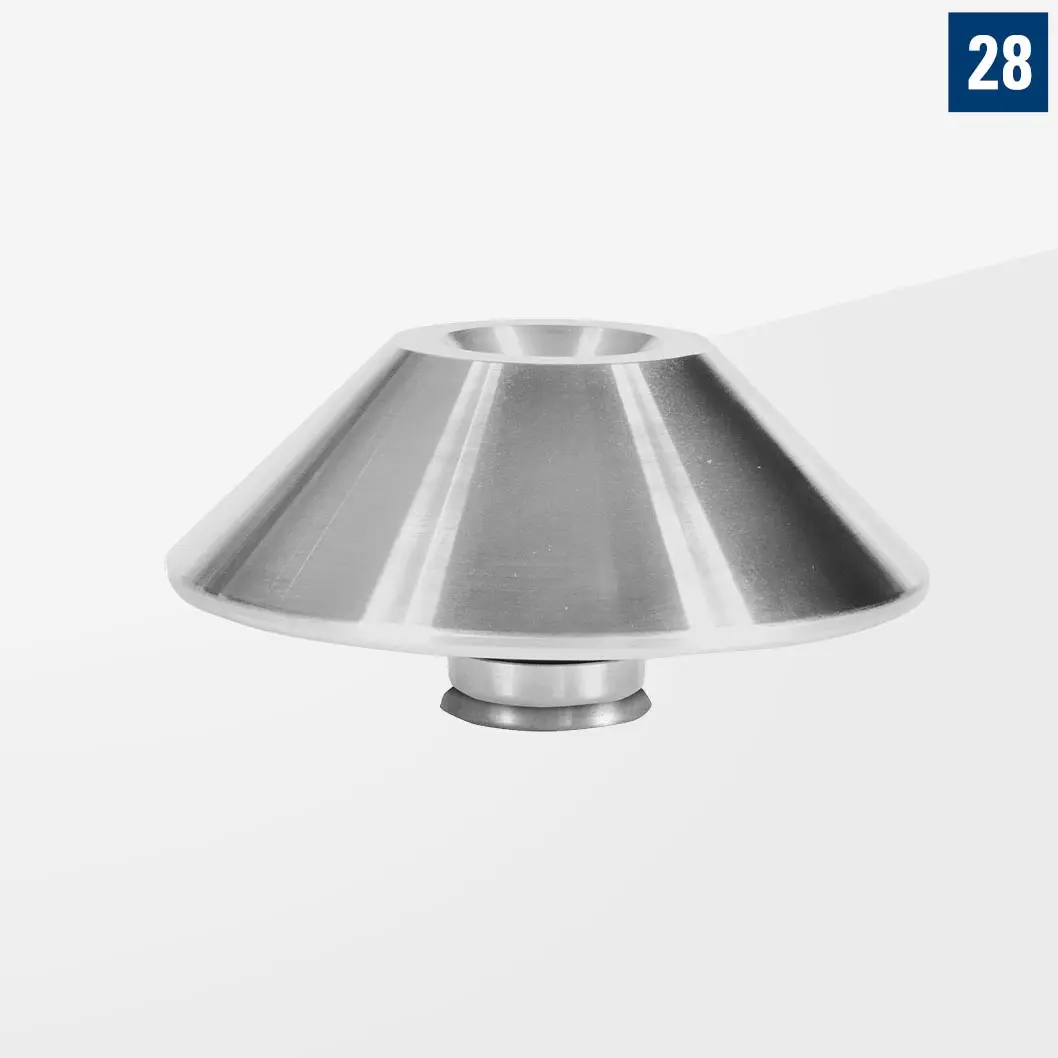 Конусное посадочное место Ø110 mm Алюминий Арт. D28-09003-016