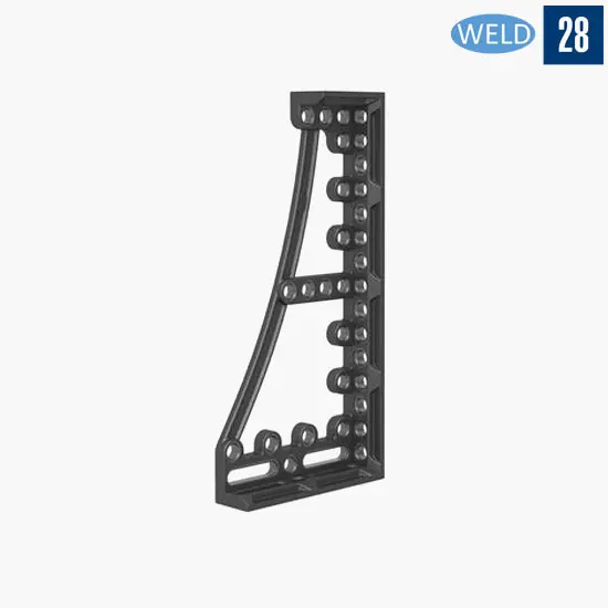 Угол зажимной высотой 800 мм. Левый