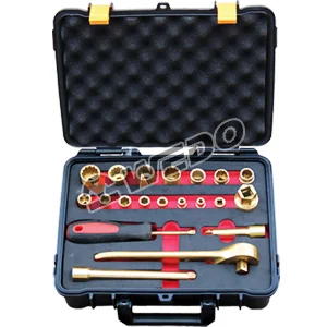 Набор торцевых головок искробезопасных 1/4" и 3/8" 21 предмет AL101D