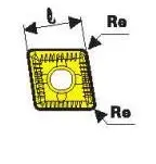 Твердосплавная сменная пластина для сверления WDXT-186012-H