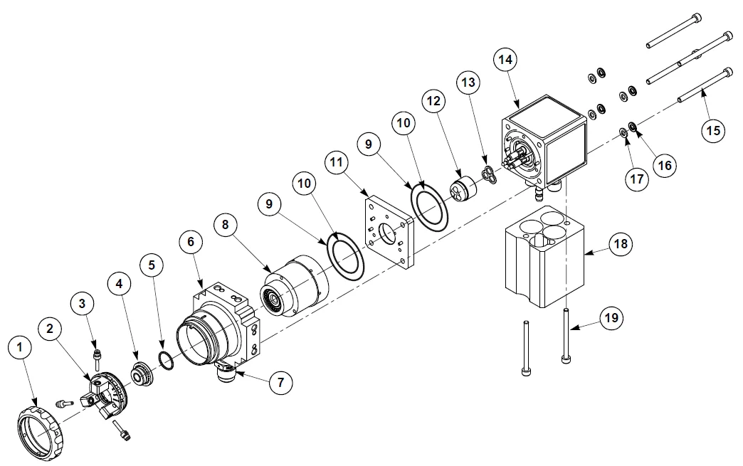 Взрыв-схема плазматрона TriplexPro-210