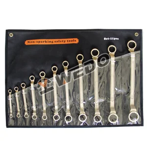 Комплект коленчатых накидных искробезопасных ключей DIN 838 AL148