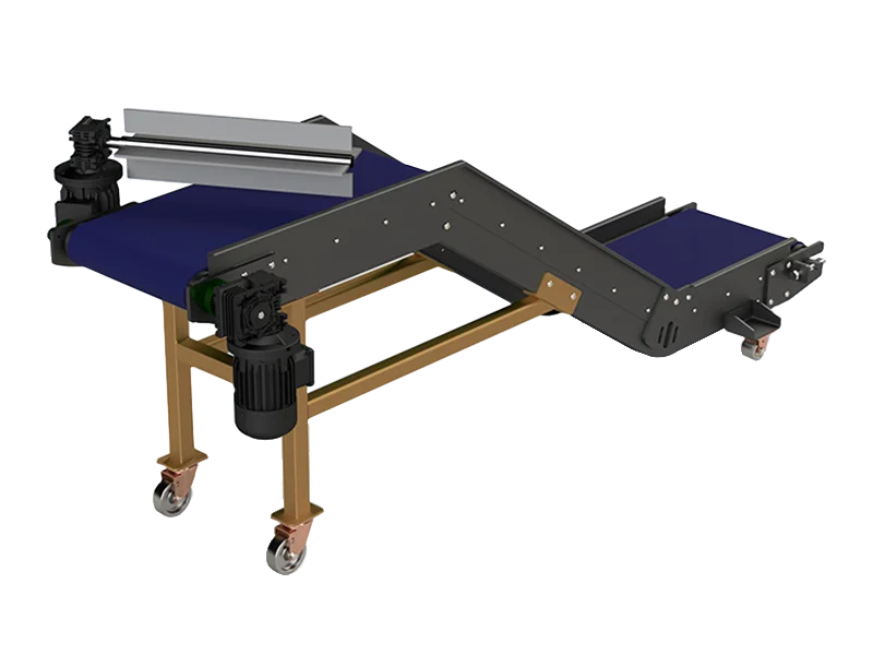 Ленточный конвейер с сепаратором. Серия IVT-A-A009