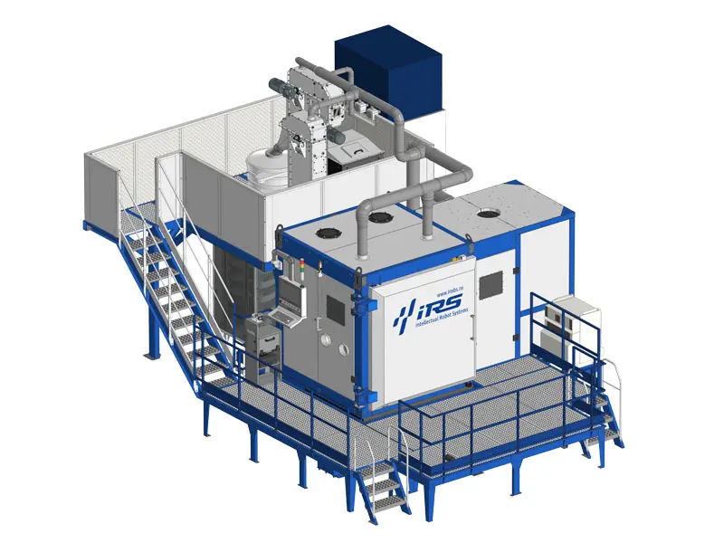 Роботизированная установка дробеструйного упрочнения – IRS RSP C8