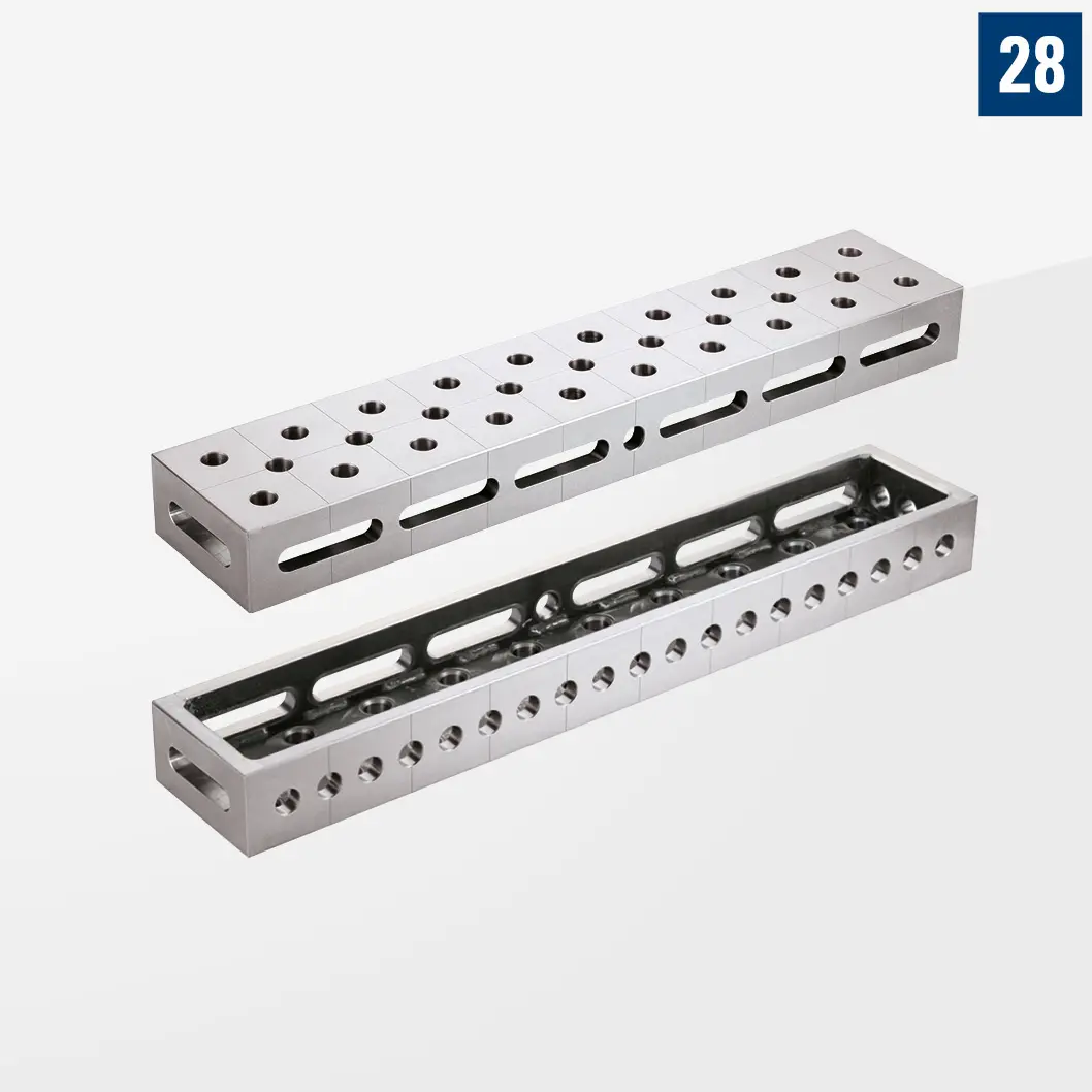 Промежуточный С-образный блок Сталь L1000 200х100 Правый Арт. D28-04003-011