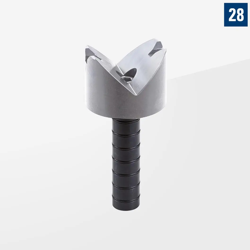 V-блок с оправкой для труб диаметром до 100 мм Нержавеющая Сталь Арт. D28-09004-003