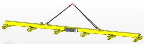 BF 6/200 X Фиксированная магнитная траверса г/п 20000 кг