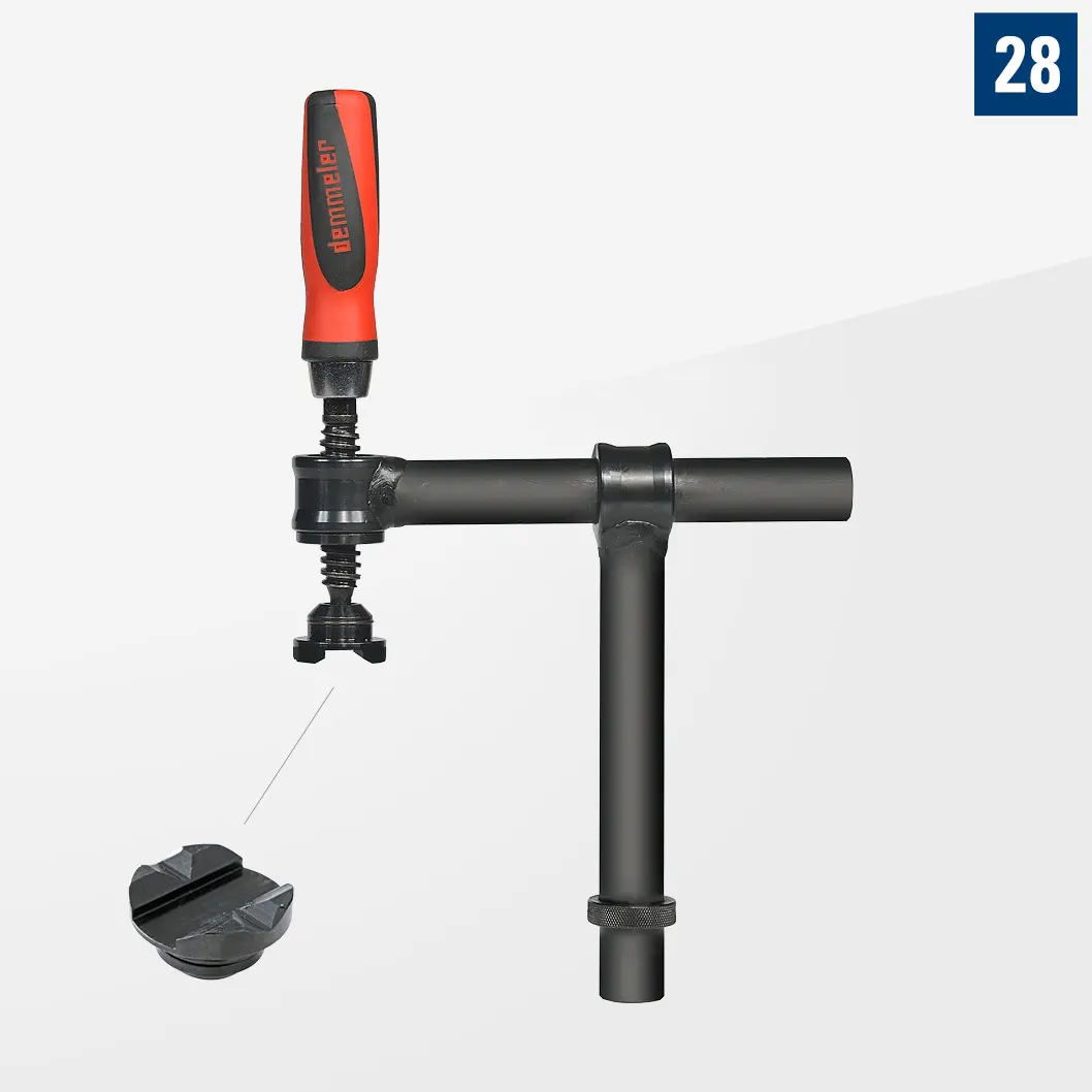 Струбцина 180° со шпинделем H220