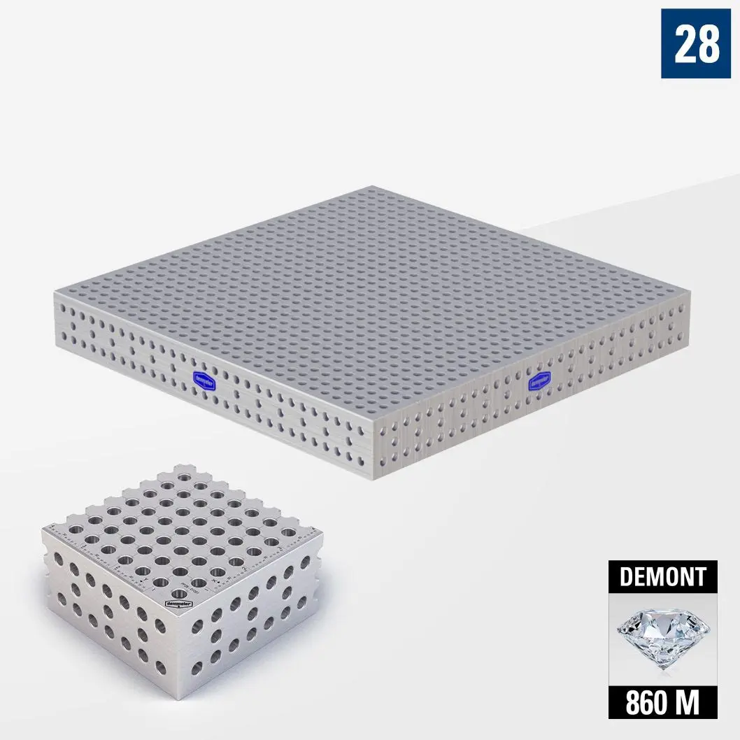 PROFI Premium LINE PP 3D Сварочный стол 1500х1500 Азотированный DEMONT 860 M Без опор PP28-01031-700