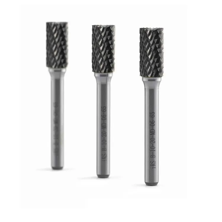 Борфреза твердосплавная цилиндрическая с торцевой насечкой IRS-B1006MD