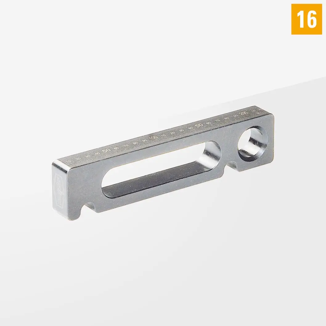 Универсальный стопор большой с точной шкалой L115 Алюминий D16-05001-012