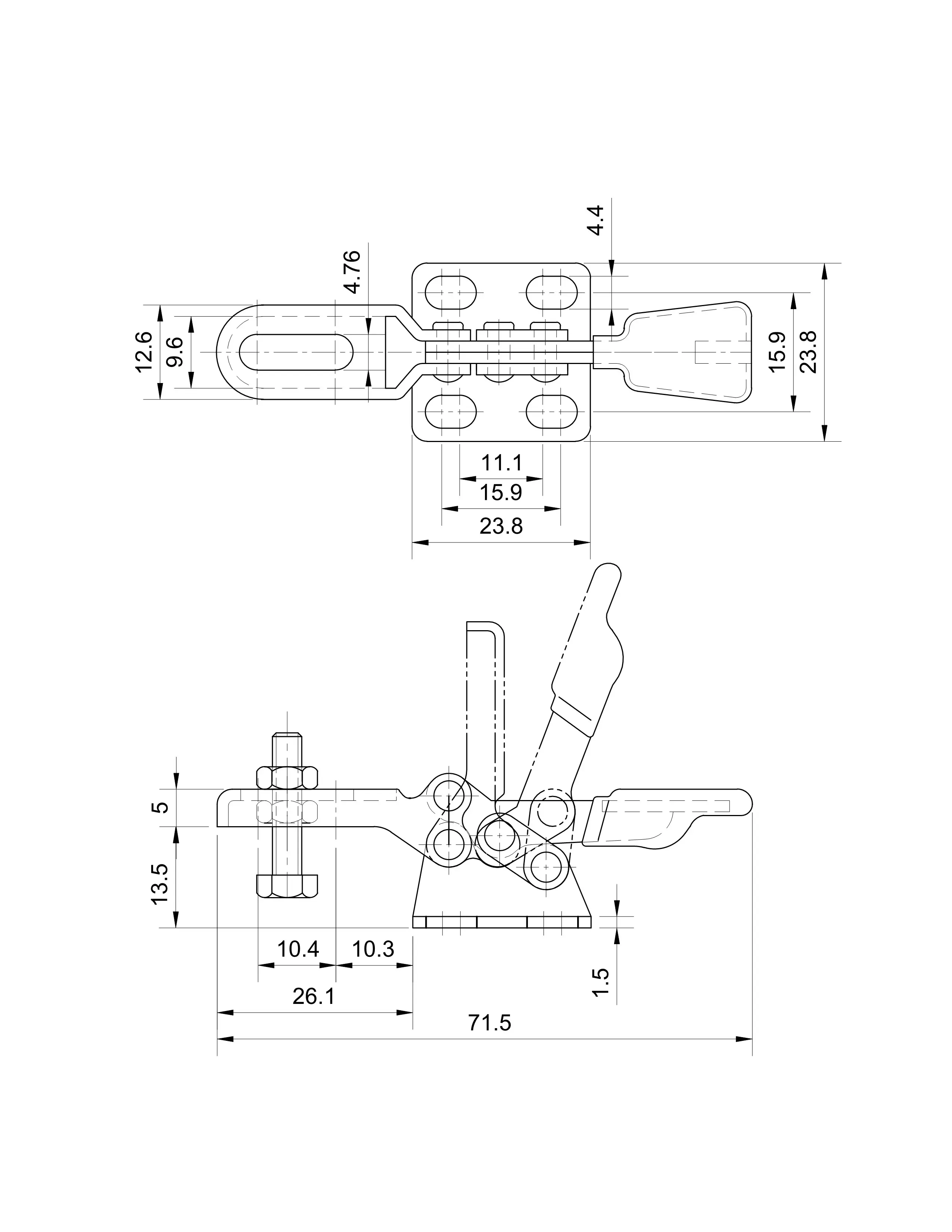 Прижим шарнирно-рычажный Арт. CH-22005