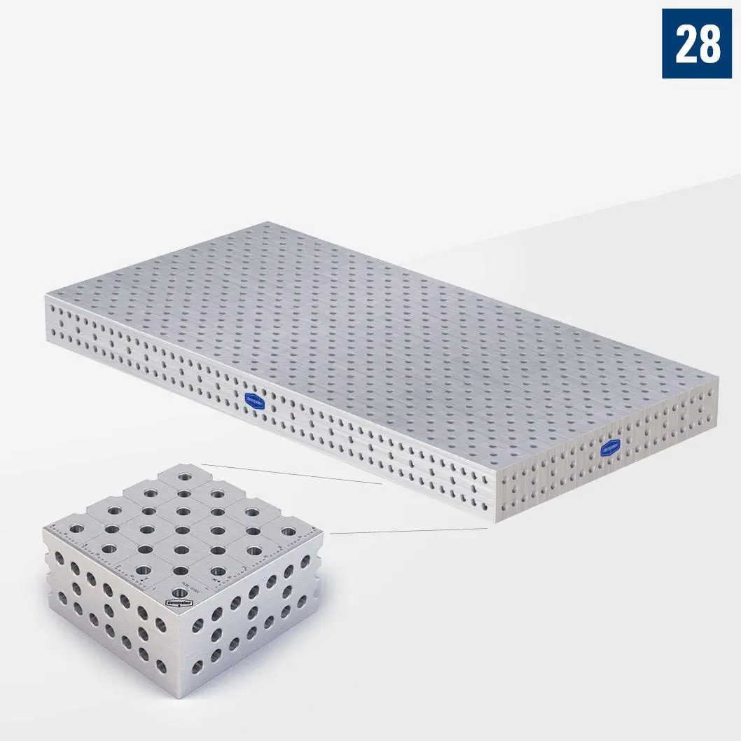 PROFIPlusLINE PL 3D Сварочный стол 28 2400х1200 Стандартное исполнение без опор PL28-01003-000