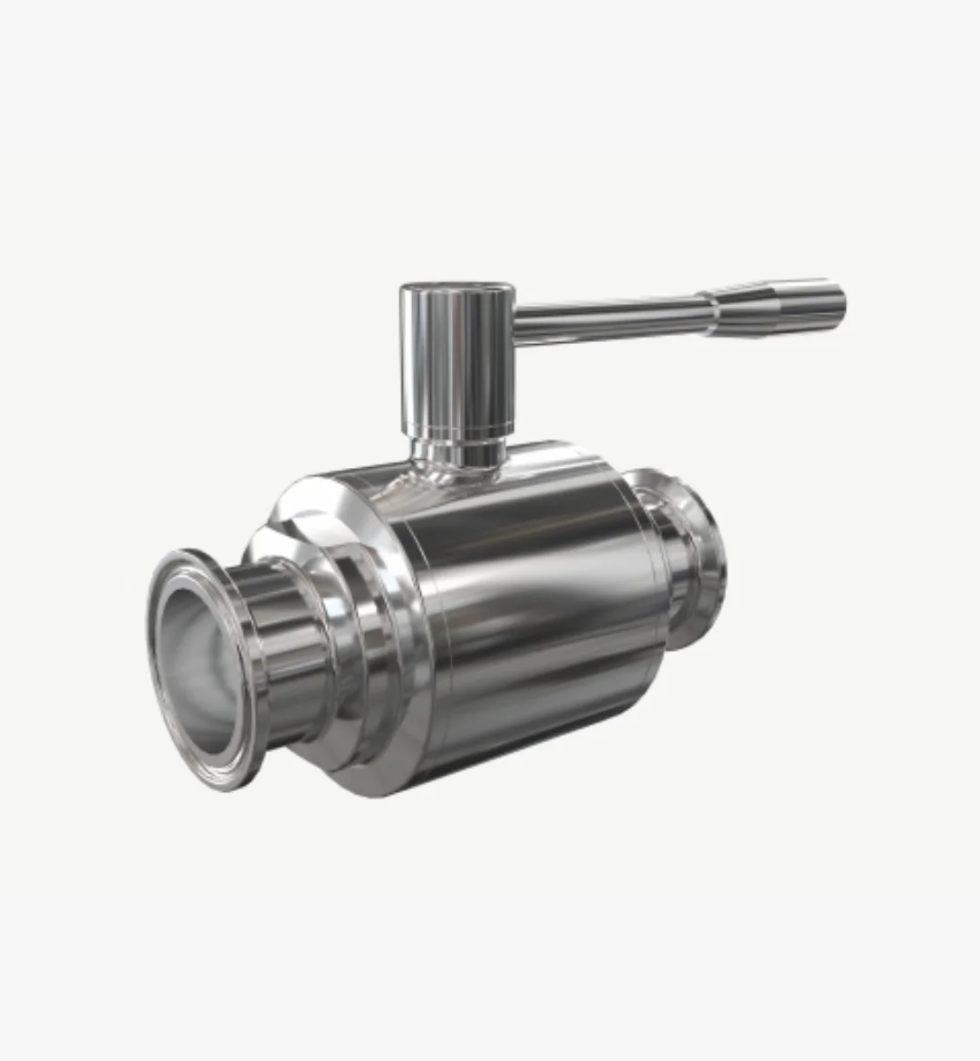 Прямоточный шаровой кран нового типа (кованый) (размер 4")