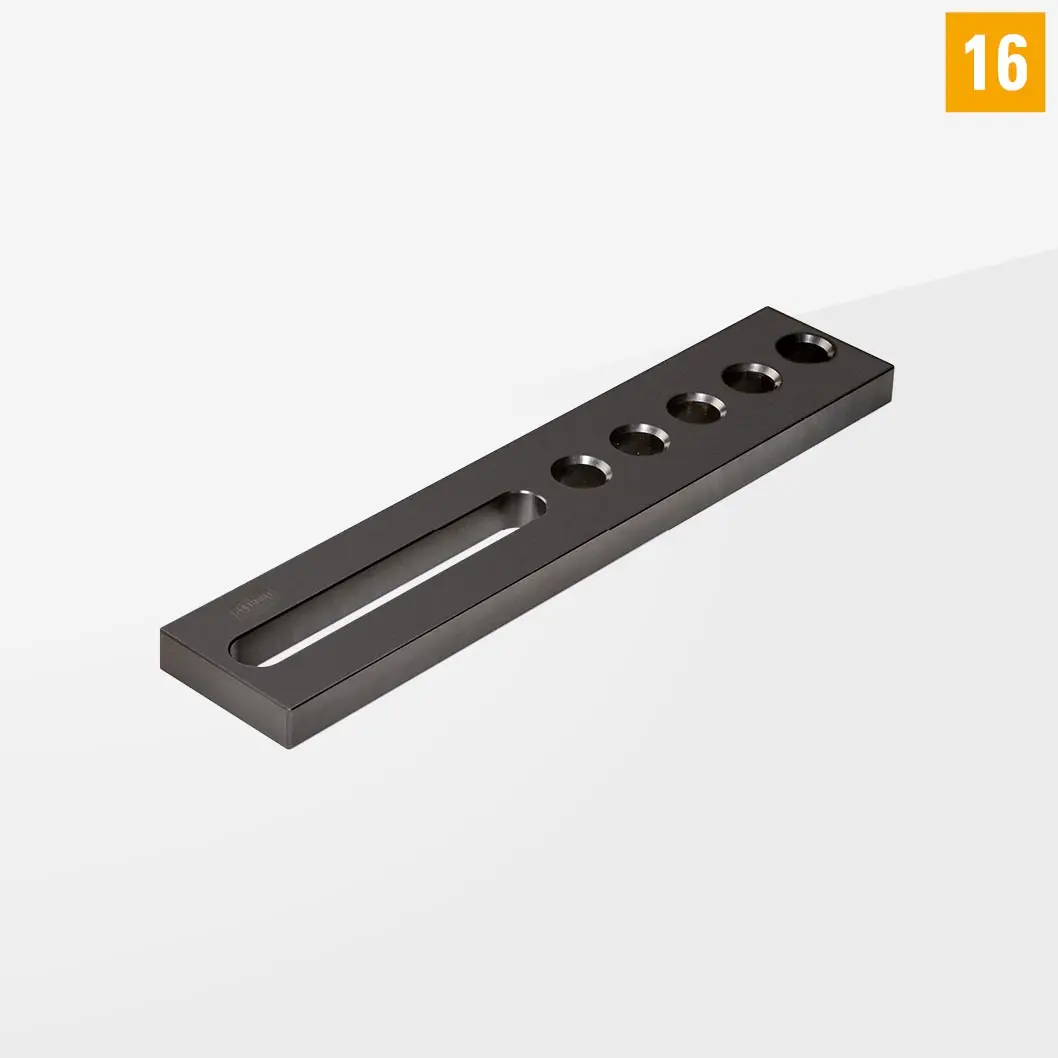 Стопорная планка L250 Сталь с отделкой чернением D16-05003-000