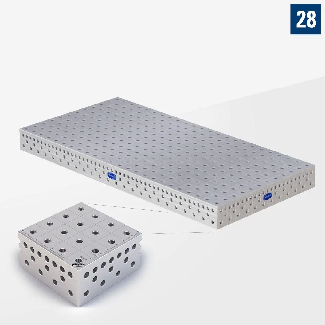 3D Сварочный стол PE28 2400х1200 Стандартное исполнение без опор PE28-01003-000