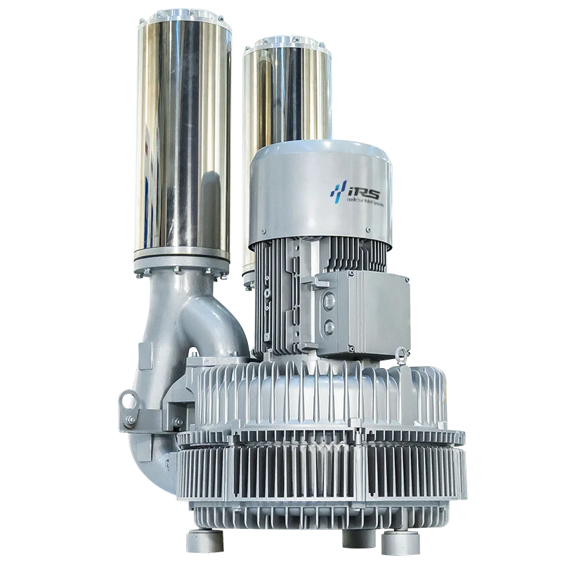 Воздуходувка двухступенчатая IRV-X004-075 (2050 м³/ч, 12,5 кВт)