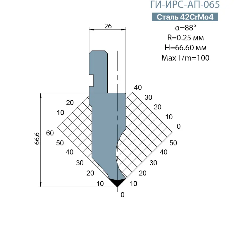 Пуансон Promecam-Amada ГИ-ИРС-AП-065