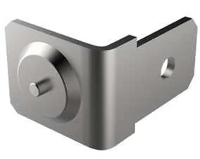 Контакт заземления приварной стальной нержавеющий ширина контакта 6,3 мм, высота контакта 12 мм