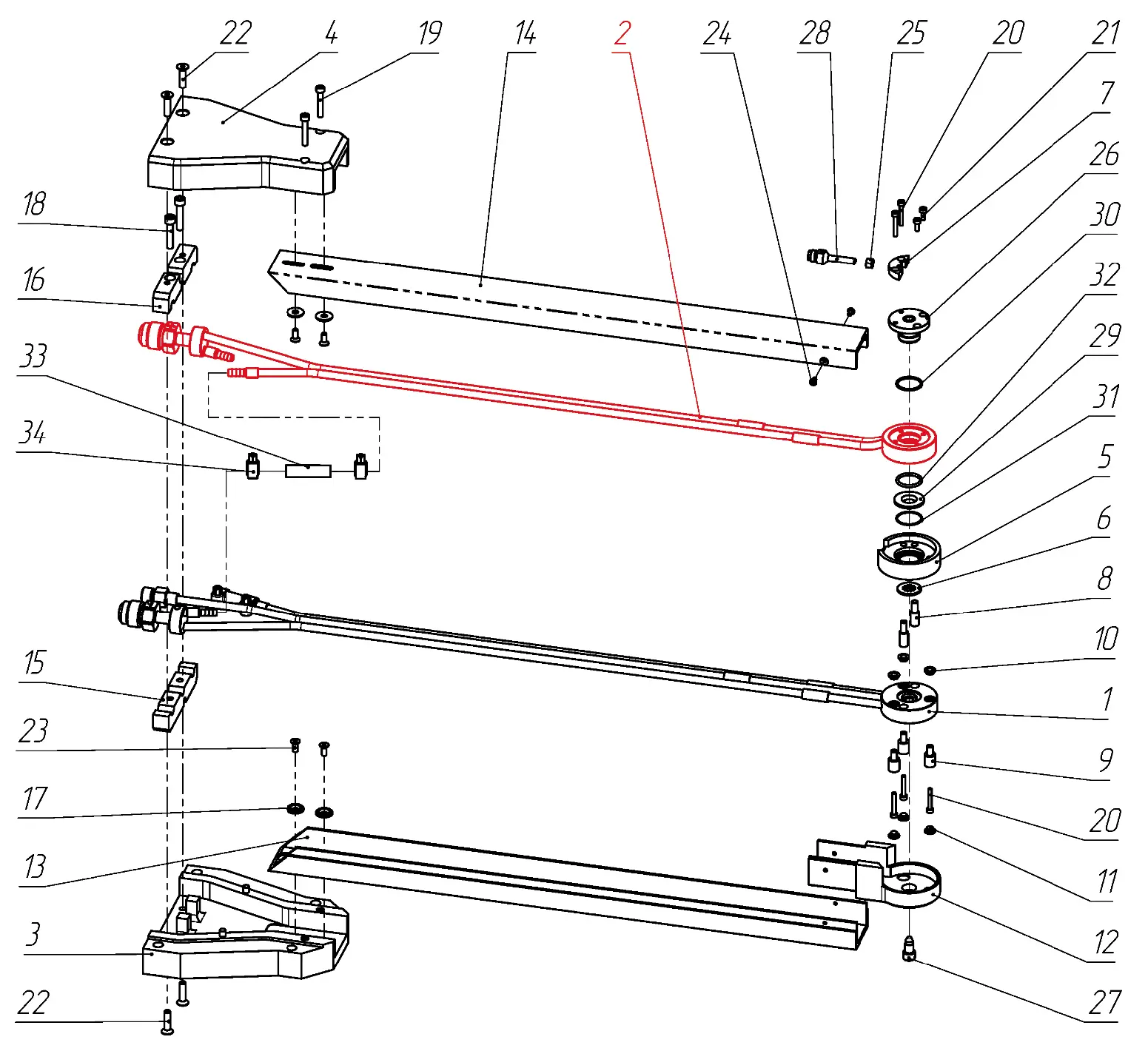 IRS-00106105 F1-90-600 Модуль анода на Взрыв-схеме плазмотрона F1-90