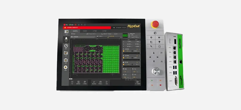 Система управления широкоформатного лазерного станка