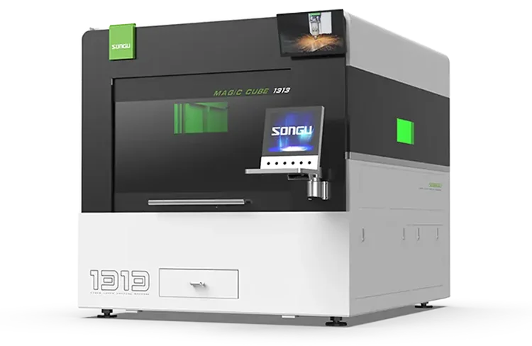 Высокопроизводительный станок для лазерной резки с оптоволоконным кабелем SMART CUBE 1313-A