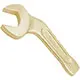 Ключ ударный рожковый изогнутый из сплава алюминиевой бронзы