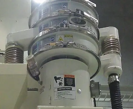 Система просеивания дробеструйной установки