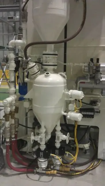 Бункер-накопитель дробеструйной установки