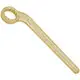 Ключ накидной изогнутый из сплава алюминиевой бронзы